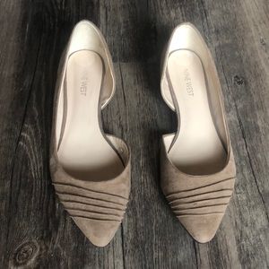 Nine West Tan Flats